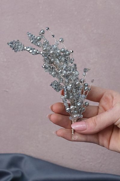 Hobigram إكسسوار للشعر رنا مشبك جانبي لشعر الزفاف وإكسسوار عمامة – إكسسوارات شعر أخرى، تصميم أنيق