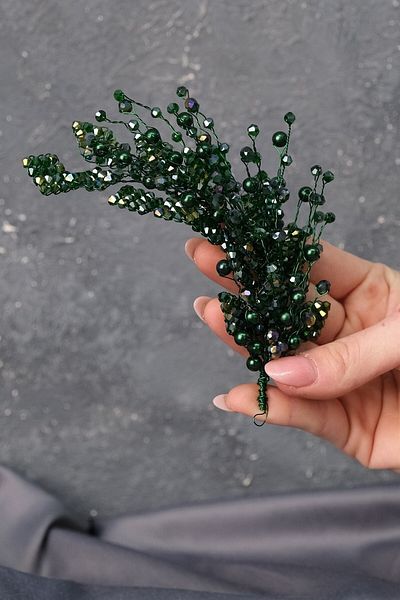 Hobigram إكسسوار للشعر رنا مشبك جانبي لشعر الزفاف وإكسسوار عمامة – إكسسوارات شعر أخرى، تصميم أنيق