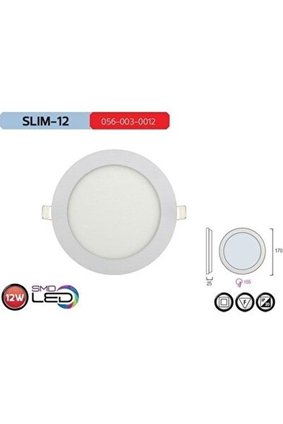 Genel Markalar Horoz Slım-12 Led Panel 12w 6400k Beyaz