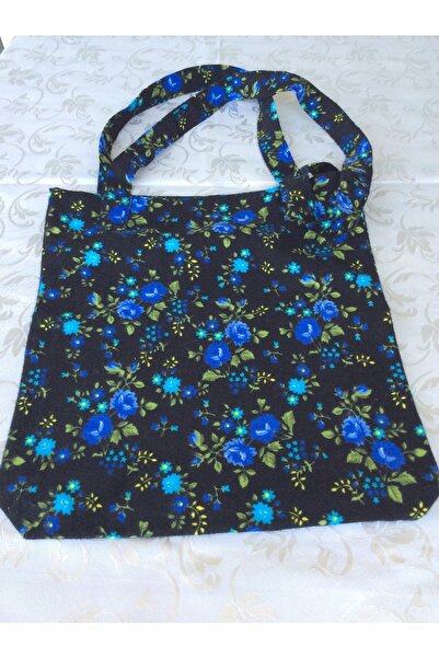 Yakamoz Unisex Siyah Pazen Kumaş Etnik Desen Bohem Giyim Otantik Askılı Çanta