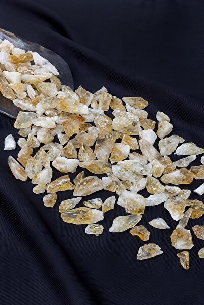 Dünya Doğal Taş Sitrin Taşı 50 Gr (ham Işlenmemiş)