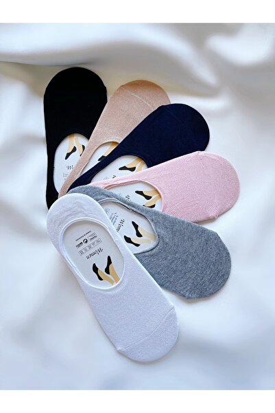 WAHSHE جوارب باليرينا بكعب من السيليكون مكونة من 6 قطع