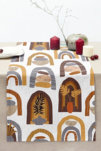 Realhomes Design abstract etnic imprimat digital cusut Raschel tricotat Runner