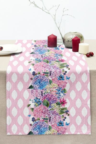 Realhomes خلفية وردية ملونة بنمط زهرة الكوبية وخياطة راشيل محبوكة