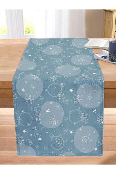 Realhomes Digital Printed Modern Stitched Raschel Knitted Runner with Colorful Background and Onedraw Drawing