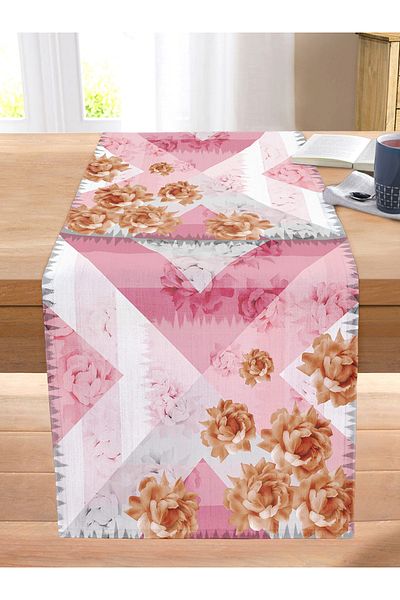 Realhomes Summer Special Series Digital Printed Modern Stitched Raschel Knitted Runner