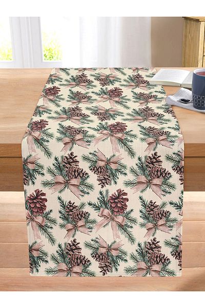 Realhomes Digital Printed Modern Stitched Raschel Knitted Runner with Special Design Cone Design