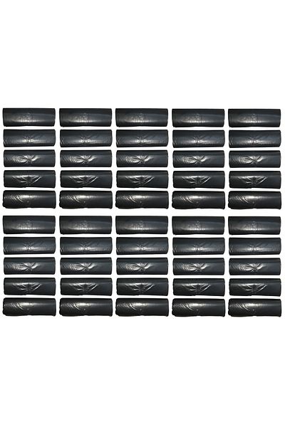 EYMARMARKET Black Medium Size Garbage Bag 55x60cm 20 Rolls 50 Packs 1000 Pieces