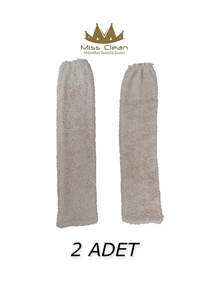 MissClean ( 2 Adet ) Gri Renk Dip Köşe Esne Mop Yedek Standart Ölçü