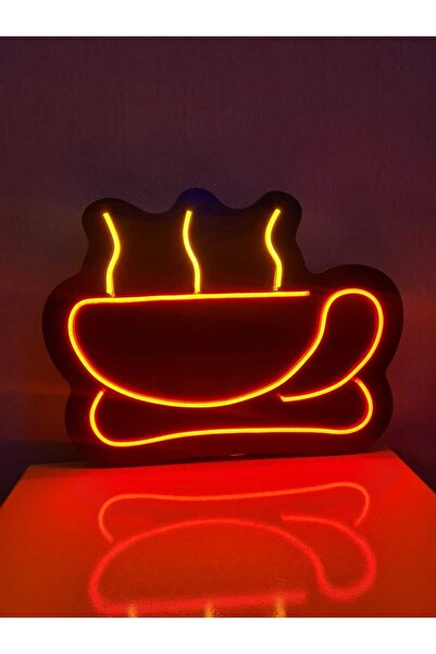 Neon Kahve Bardağı Led Aydınlatma