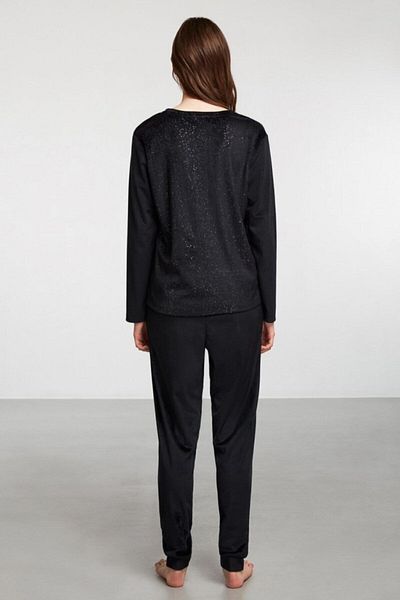 Beach Fashion Combed Cotton Mood Velvet Pajama Set