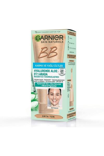 Garnier Hyaluronik Aloe Oil Free Bb Krem - Orta Ton