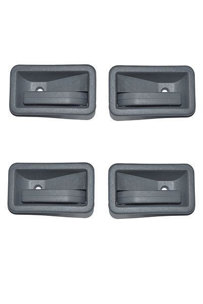 YD R19 Europa Door Interior Opening Handle Right Left Set of 4 Gray 7700813585