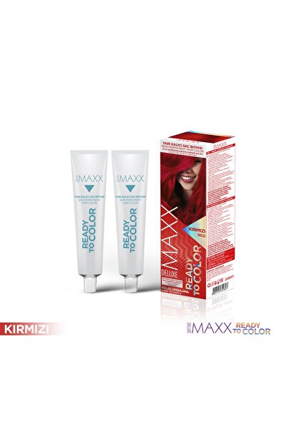 MAXX DELUXE Yarı Kalıcı Saç Boyası Kırmızı