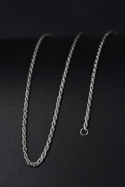 Dukkanka Σετ κολιέ και βραχιόλι με αλυσίδα Twist Model