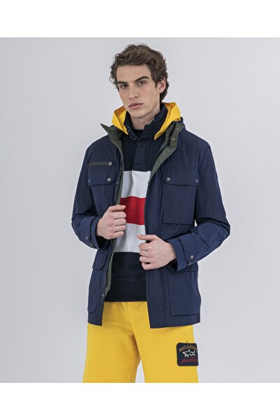PAUL&SHARK Men's Fleece Jacket Multipockets