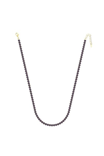 Merano Design 5mm Lila Su Yolu Kolye