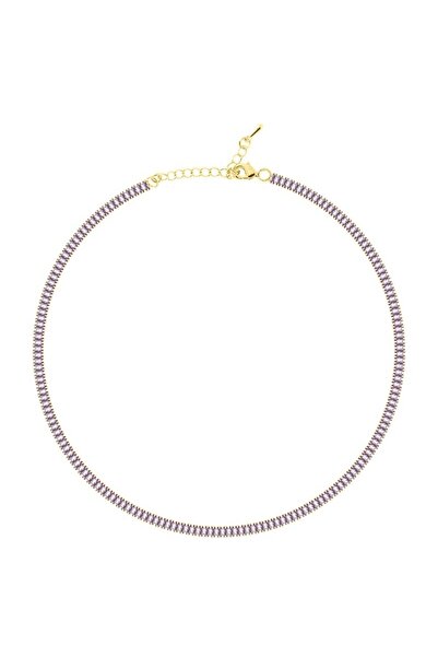 Merano Design 4 mm Lila Baget Choker