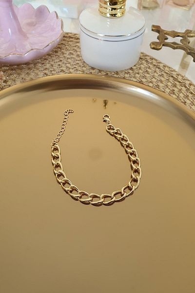 Trendy Butik نموذج مستقيم سوار سلسلة اللؤلؤ
