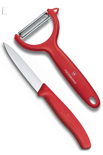 Victorinox Edition Soyacak Ve Bıçak Seti Kırmızı