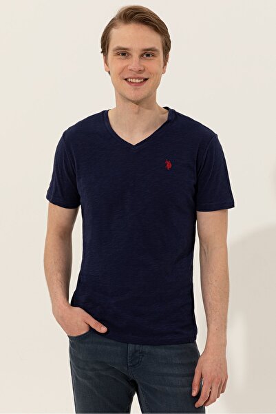 U.S. Polo Assn. Ανδρικό μπλουζάκι Navy Blue