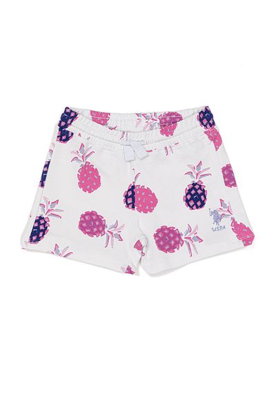 U.S. Polo Assn. White Girls' Shorts & Bermuda