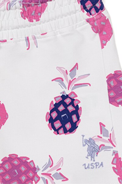 U.S. Polo Assn. White Girls' Shorts & Bermuda