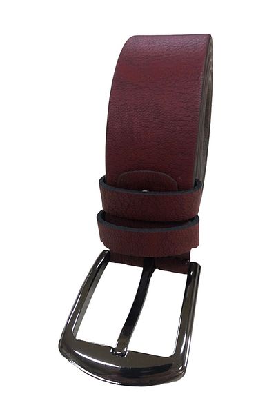 Yage 4 cm Wide Claret Red Plain Sports Belt