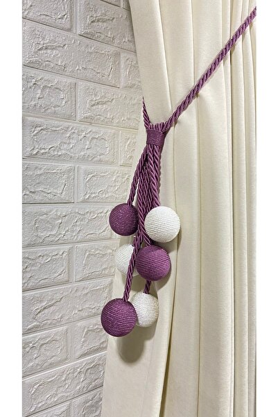 Helezoni Modern Sarım 6 bile Brașoară Cornice Takmatik 1 bucată Prune-cream