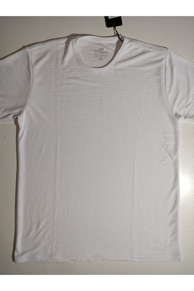DYNAMO Μπλουζάκι με λαιμόκοψη Slimfit Plus Size