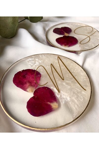 cnk craft shop Yuvarlak Epoksi Reçine Bardak Altlığı Silikon Kalıbı 8cm Epoks...