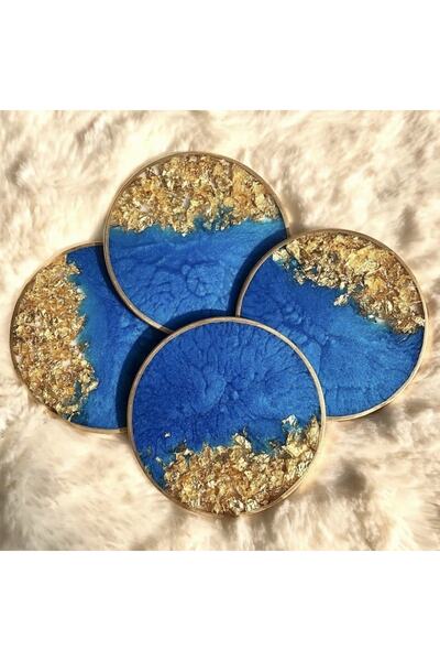cnk craft shop Yuvarlak Epoksi Reçine Bardak Altlığı Silikon Kalıbı 7,5 cm Epoksi Kalıp