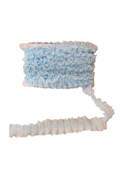 Acar Süs Kurdela Dantelli Mavi 4.2 Cm 20 Yard 1 Adet