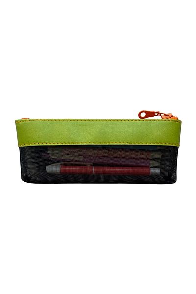 Le Color Semi Transparent Pencil Case Green