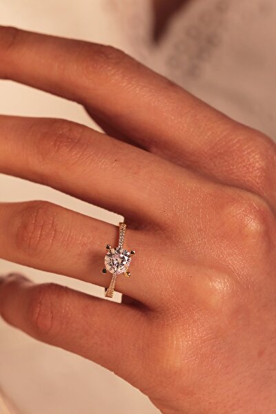 Adil İdil Kuyumculuk 14 Ayar Sade Kalın Tektaş