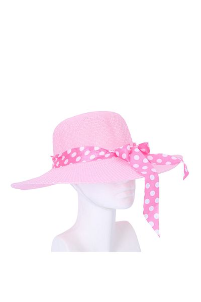 EXİZTİCARET Pink Color Women's Beach Hat