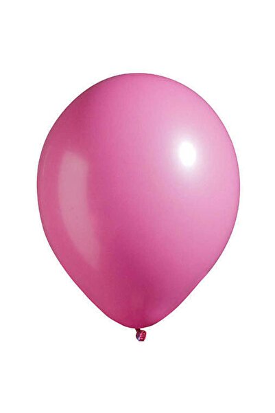 Acar Süs بالون معدني عادي 10 انك روبي فوشيا 100 قطعة