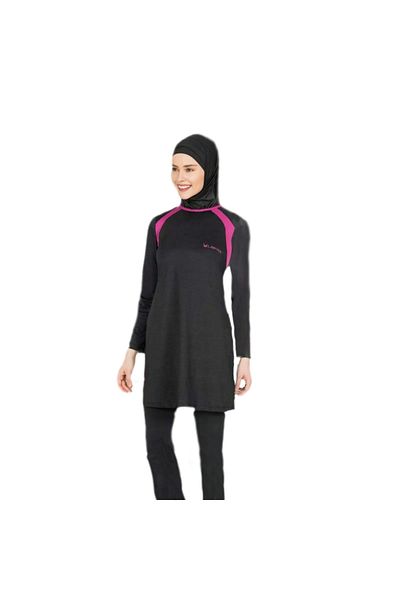LADYTES Long Sleeve Fully Covered Hijab Swimsuit