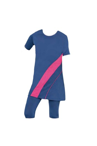 GC GÖKHAN CLUB Girl's Waiter Digital Short Sleeve Tights Swimsuit