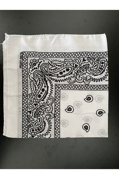 Gülerbandana by yunus güler Ethnic Pattern Bandana White