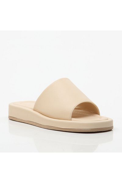 Yaya by Hotiç Pantolette
 - Beige - Flacher Absatz