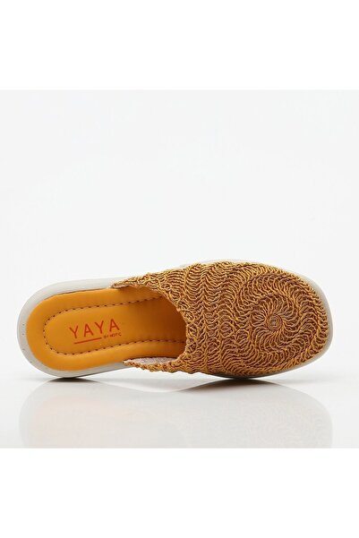 Yaya by Hotiç Mustard Women's Slippers