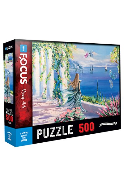 Blue Focus Yayınları 500 قطعة - ألعاب Lonely Girl Lonely Girl Blue Focus