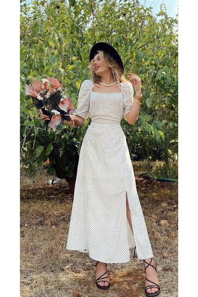 şems fashion Viscose Fabric Guiped Belted Padded Long Dress Maxi Length Dress...