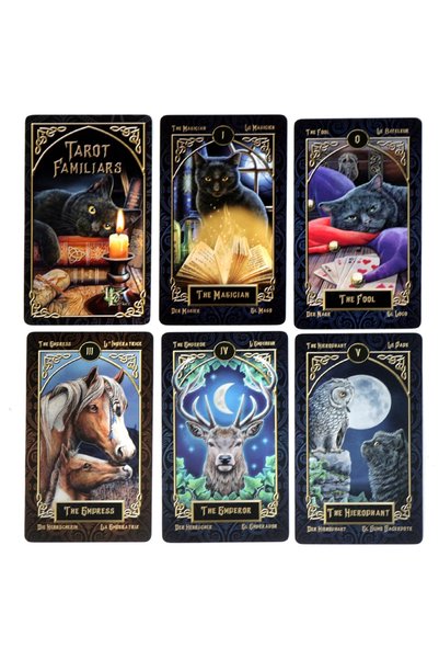 FOURNİER Cărți de Tarot Familiars Pachetul de cărți de Tarot