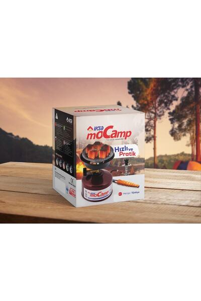 İksa Mocamp Portatif Nargile Köz Ocağı Çakmak Gazlı Kullanım Pratik Kullanım