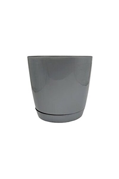 Şenyayla Plastik Decora Gri Renk Balkon-bahçe Saksı 4 No