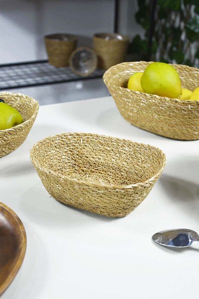 SepetçiBaba Wicker Rectangular Multi-Purpose Basket