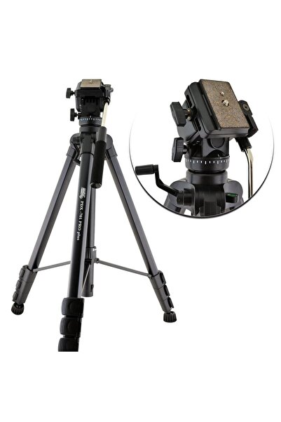 PDX 701 Profesyonel Hidrolik Kafa Video Kamera Tripod 10 Kg Taşıma