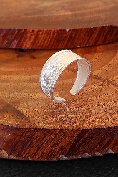 Aykat Trabzon Hasırı Gümüş Yüzük Kadın Trabzon Hasır Yüzüğü 925 Ayar Yzk-411